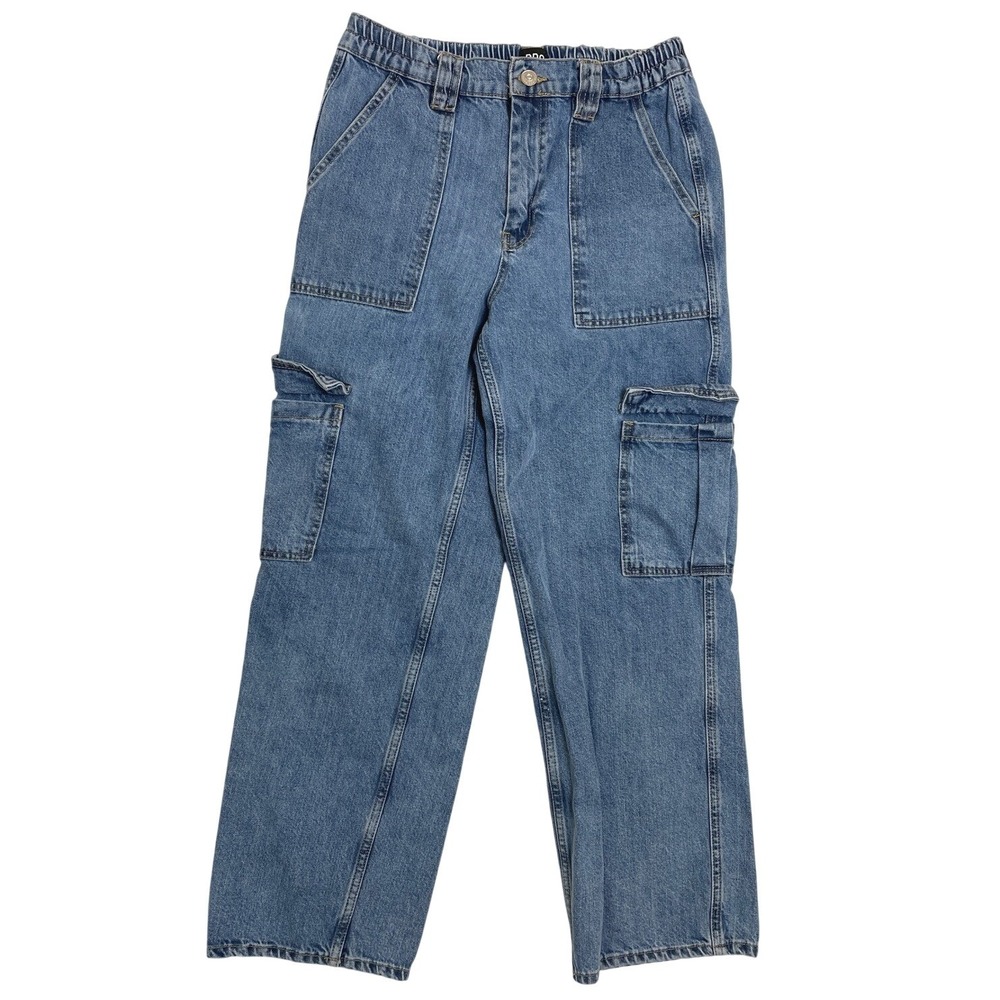 BDG Urban Outfitters Skate Jean Mens 31 Blue Denim Cargo Wide Leg Utility Pants